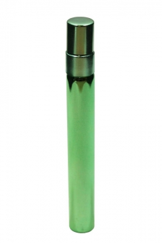 Sprayflasche Glas 10ml inkl. Spray grün alubeschichtet